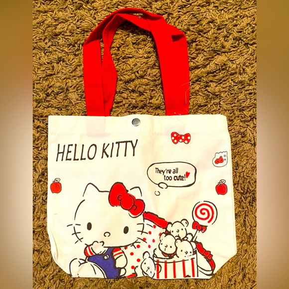 Handbags - Brand New Hello Kitty Mini Tote Bag 10”x9”
